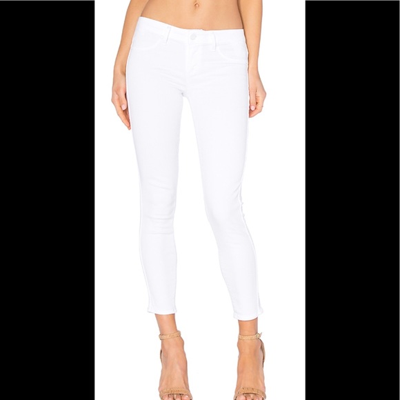Paige | Verdugo Crop White Skinny Jeans~30 - Picture 3 of 12